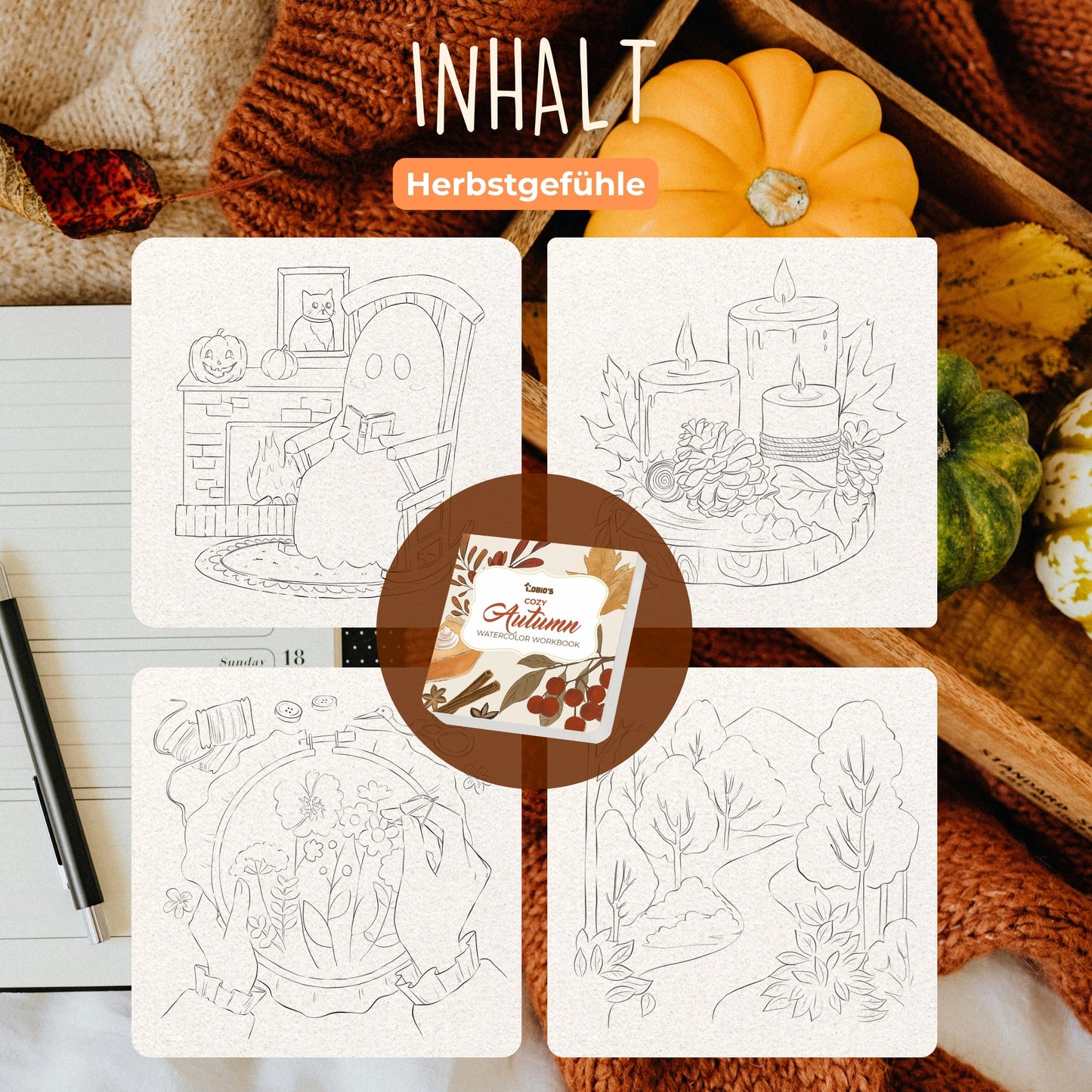 Tobio's™ Anfänger-Übungsbuch: Herbst