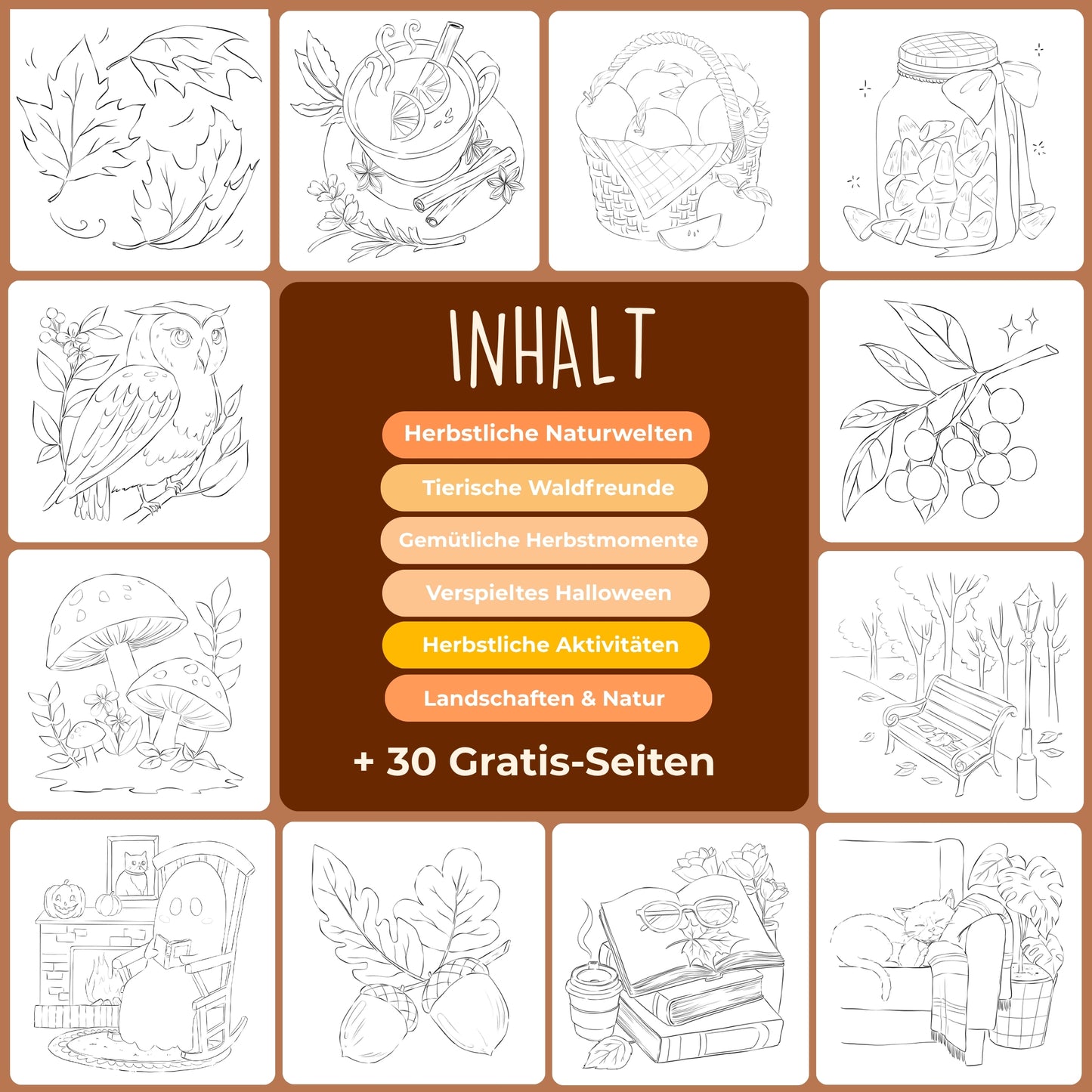 Tobio's™ Anfänger-Übungsbuch: Herbst