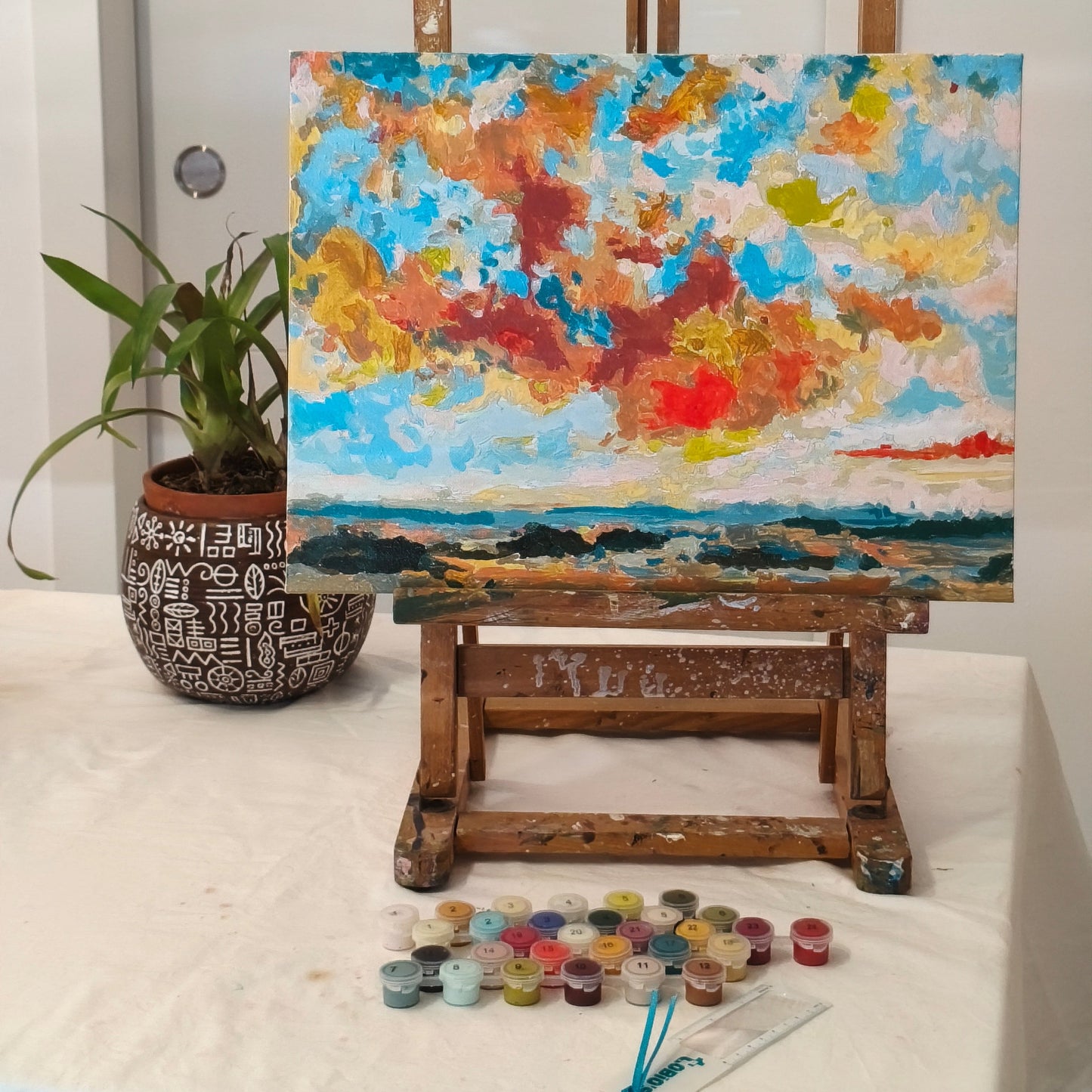 Open Sky – Malen-nach-Zahlen-Set