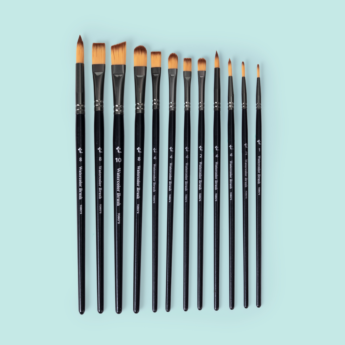 Tobio’s Künstlerpinsel-Set (12-tlg.)